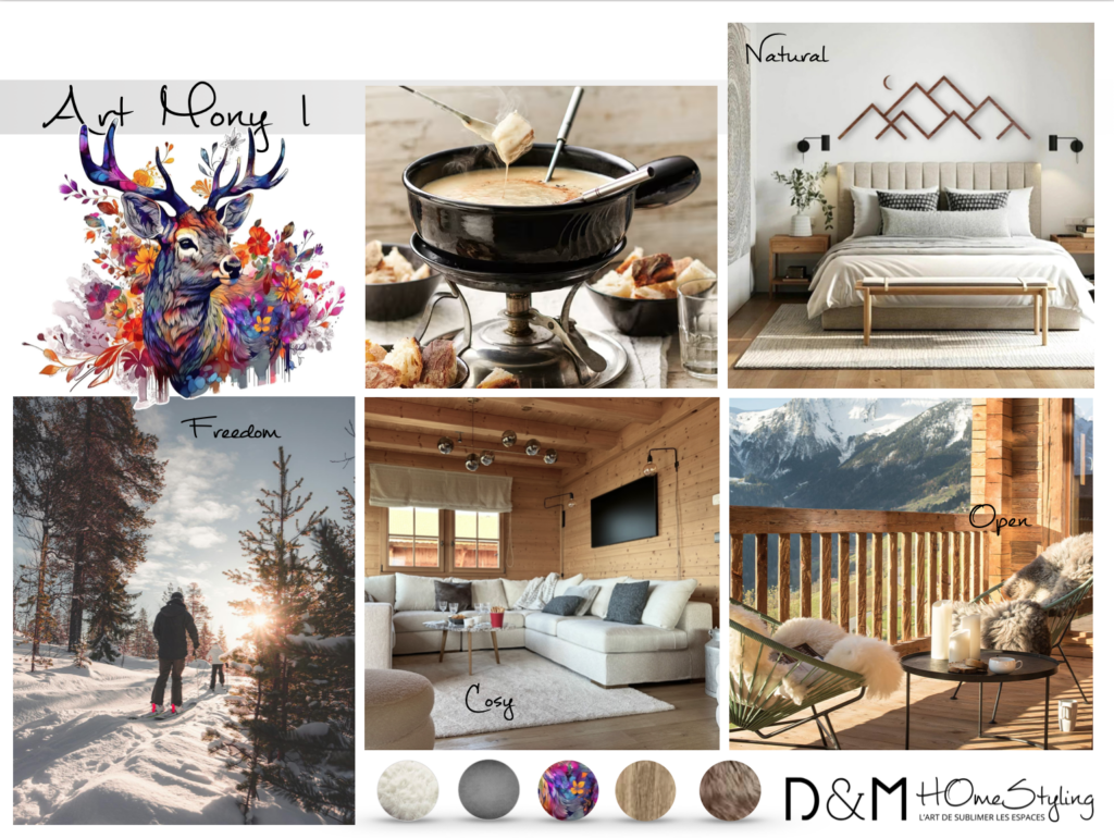 Pro-concepting PAR D&M HomeStyling dans l'esprit féérique partagé avec le propriétaire