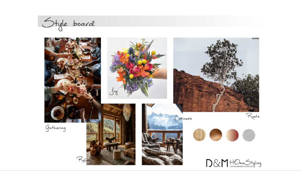 D&M HomeStyling qui intègre l'œuvre du client à sa conception de design intérieur, le tout en harmonie et partage de valeurs