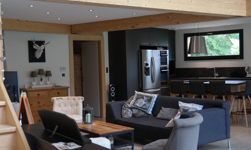D&M HomeStyling Construction d’un chalet design, la chapelle d’abondance, grande famille, conseil aménagement déco