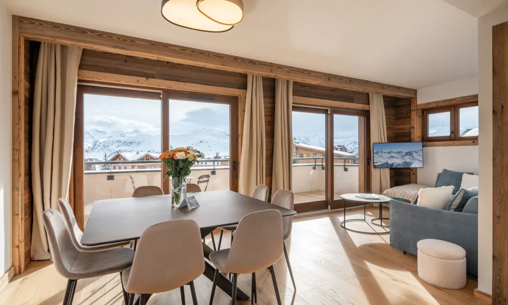 Appartement spacieux et fonctionnel à Alpe d'Huez pro-concepting, aménagement et décoration par l'équipe de D&M HomeStyling